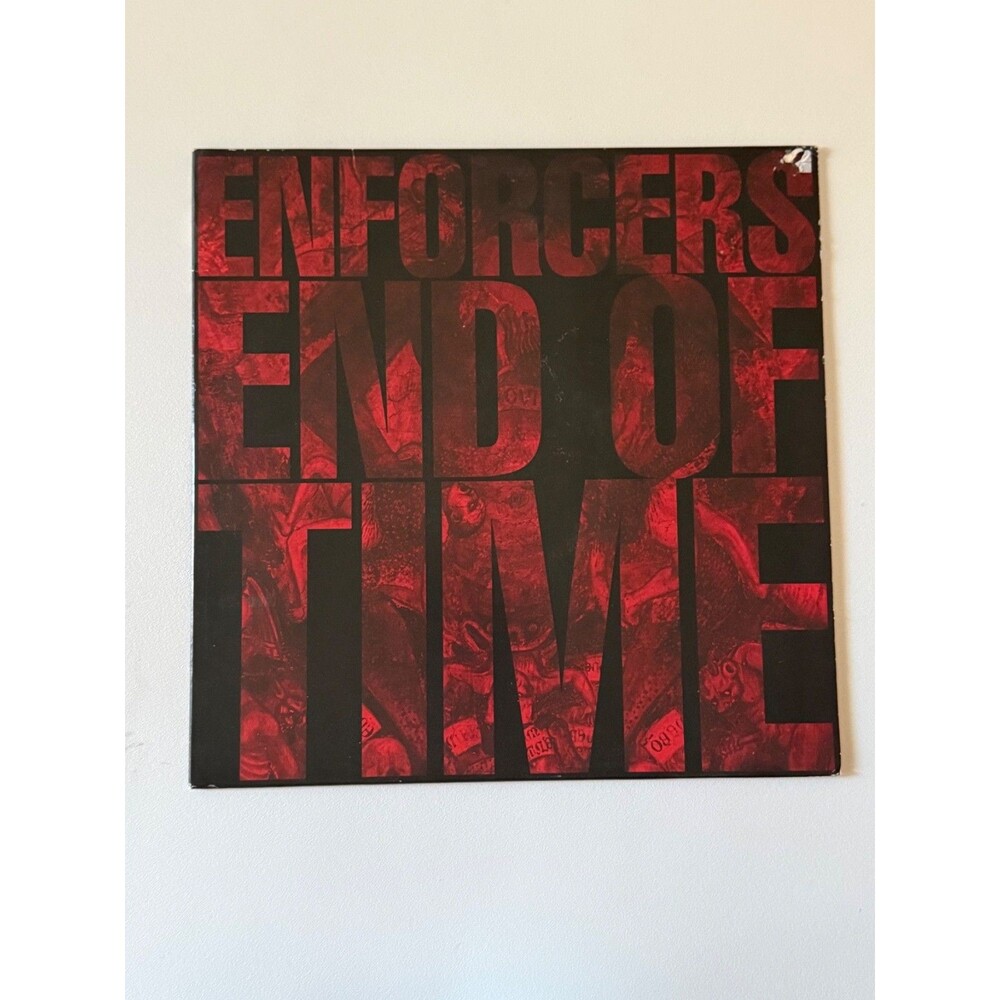 Enforcers End Of Time Limited Translucent Red Vinyl LP 2012 A389 Recordings EX